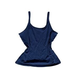 Small Mini Navy Blue Stretch Tank